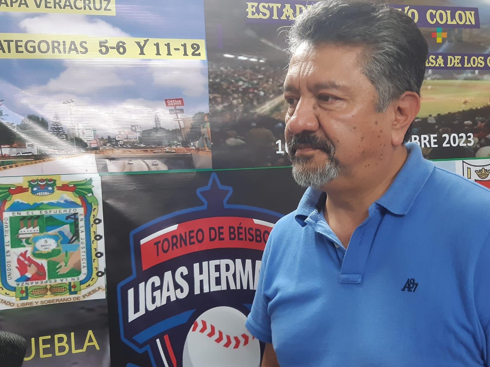 Xalapa será sede del Campeonato Nacional de Beisbol Infantil «Interligas»