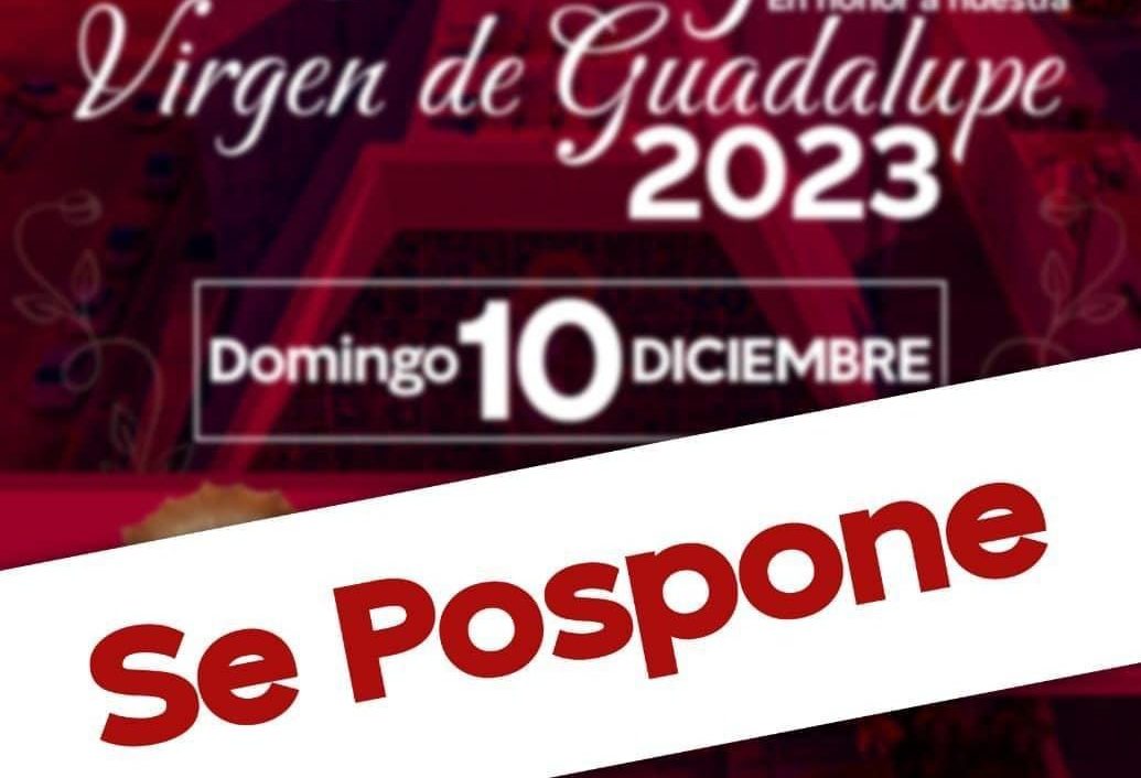 Posponen cabalgata guadalupana en Coatza por entrada de frente frío