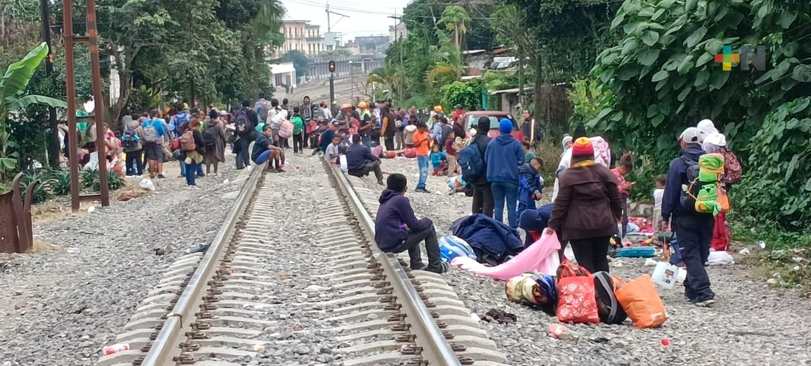 En zonas sur y norte de Veracruz incrementa tránsito de migrantes