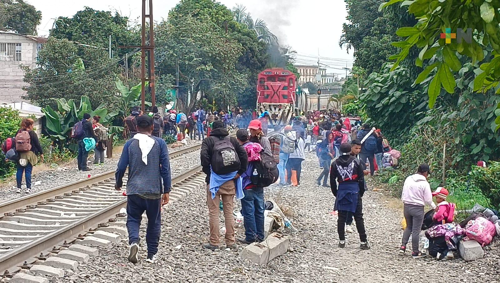 Caravana de migrantes “Latinos unidos” avanza su trayecto para llegar a la frontera