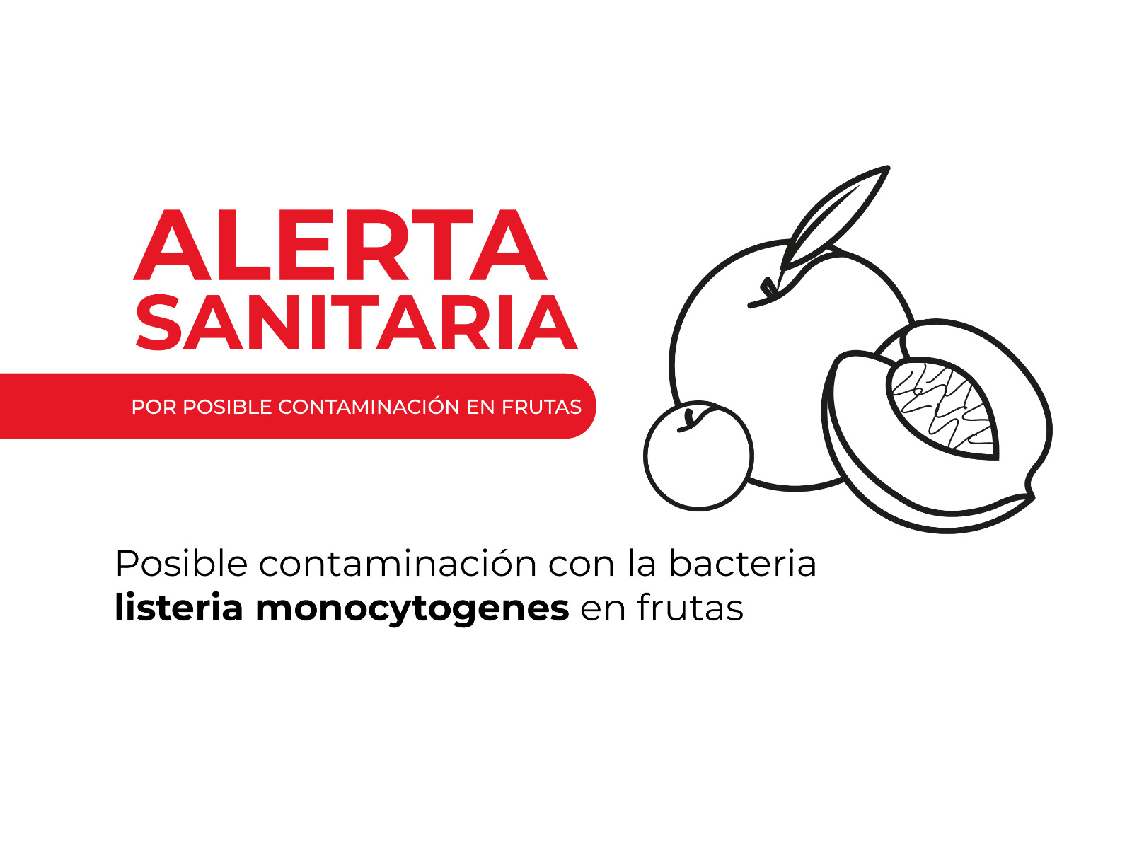 Cofepris alerta a población sobre contaminación en frutas provenientes de EUA