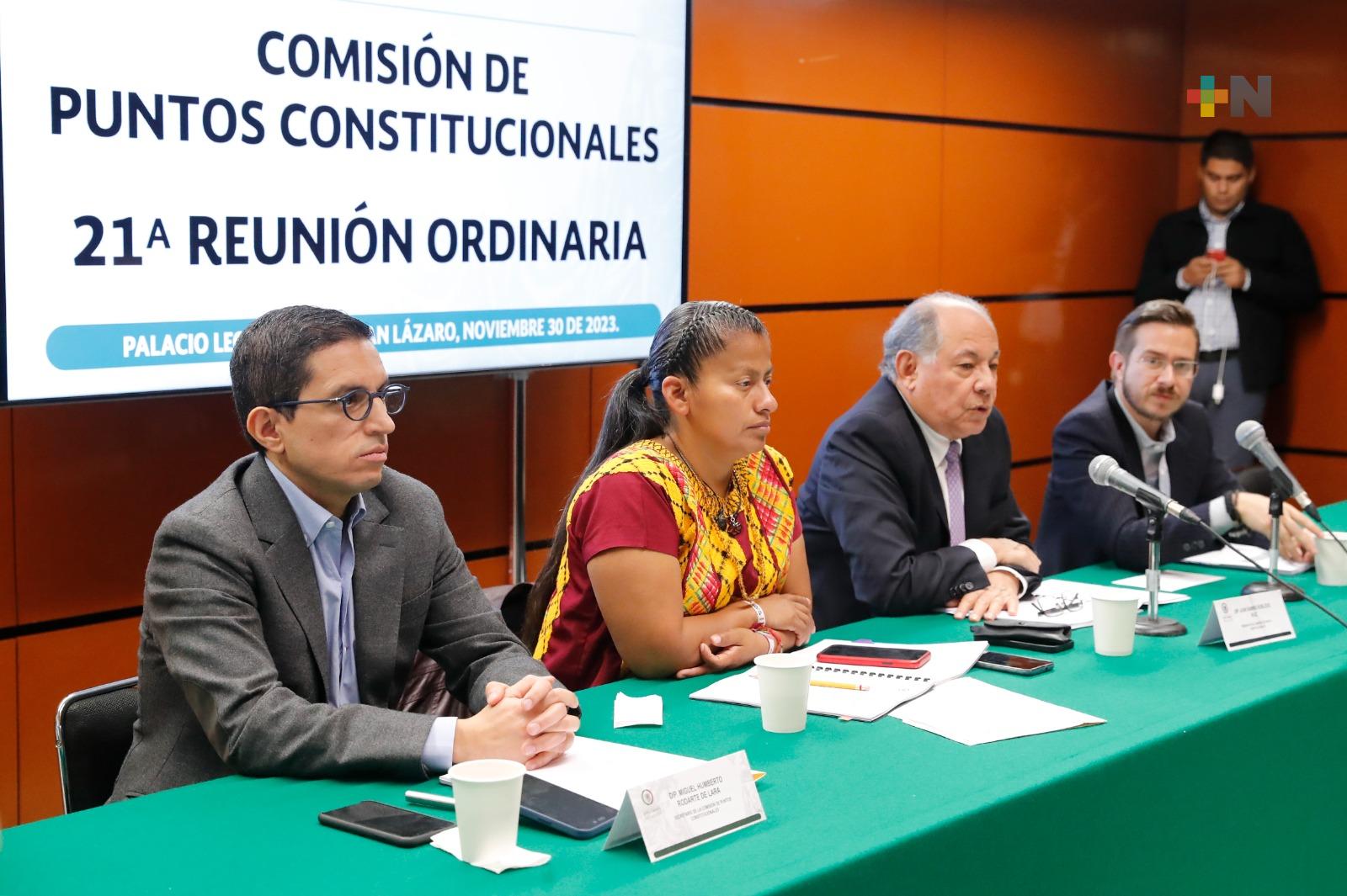 Aprueba Comisión reconocer el carácter de sujetos de derecho público a pueblos indígenas y afromexicanos