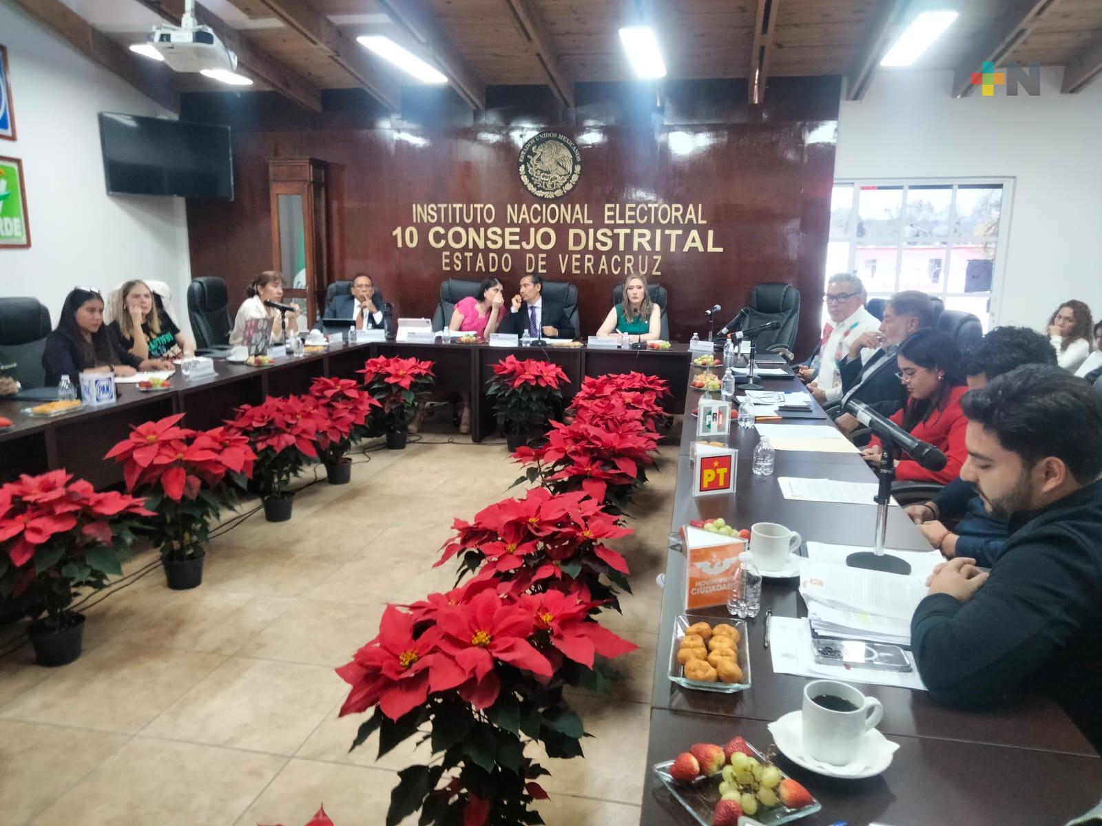 Instalan Consejo Local 10 de INE en Xalapa con representantes de todos los partidos