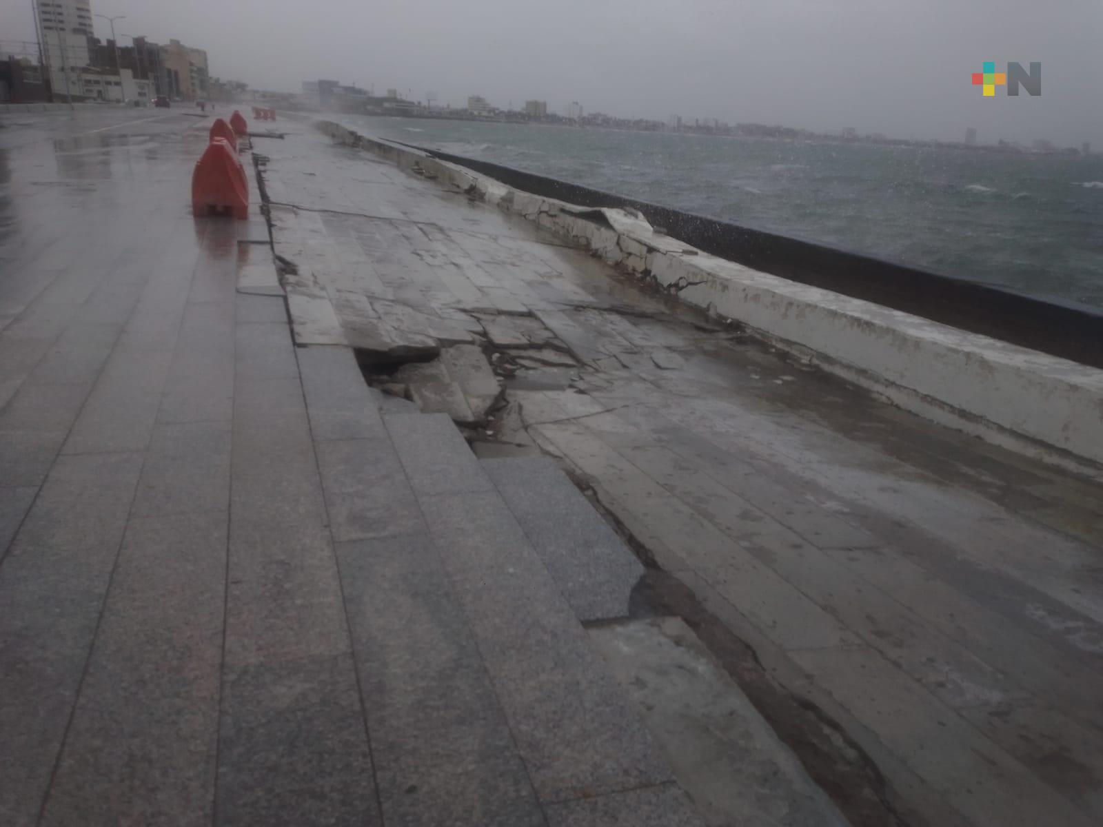 Condiciones del frente frío 13 han elevado daño que presenta bulevar Ávila Camacho