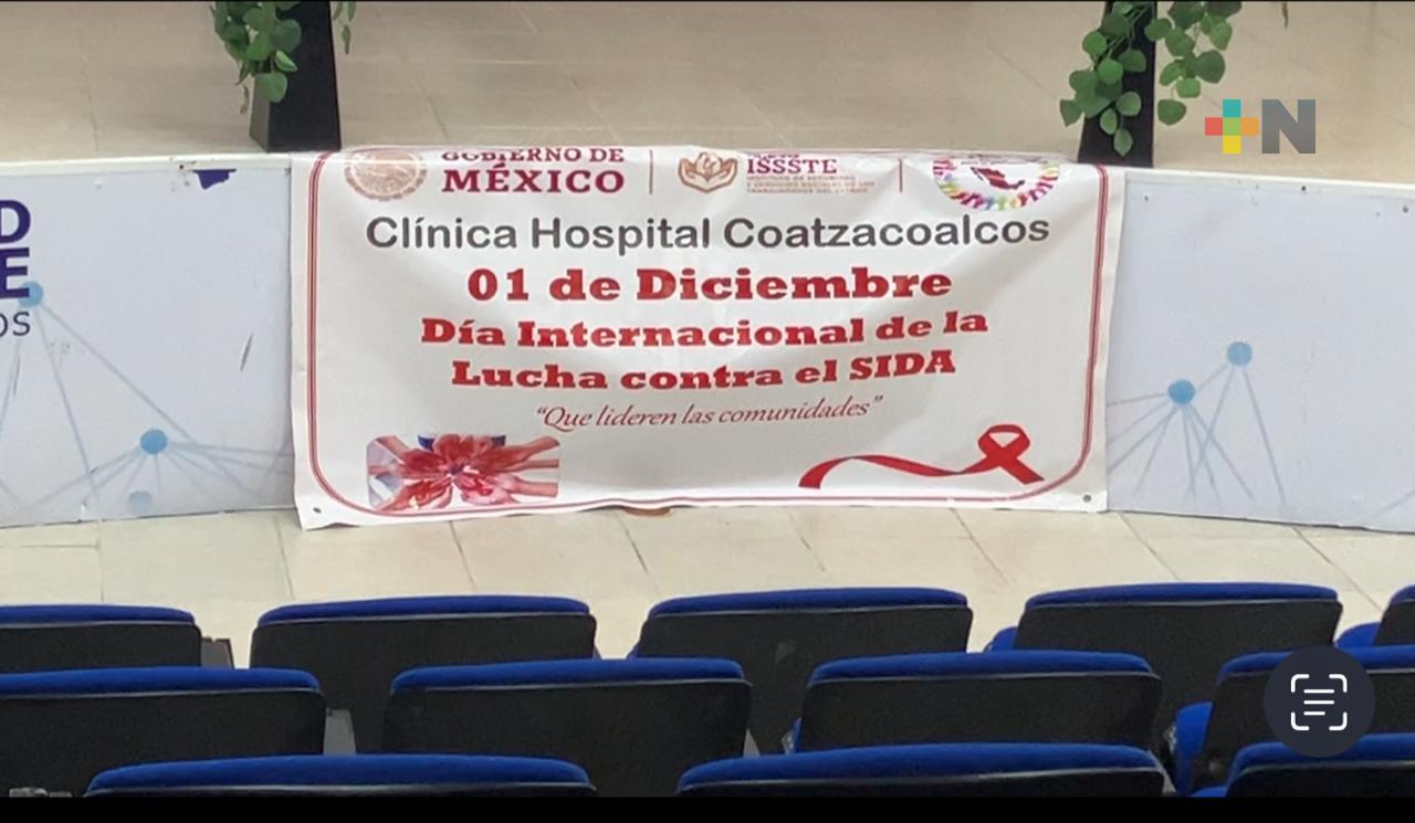 ISSSTE Coatzacoalcos realiza jornada sobre prevención de VIH y su tratamiento