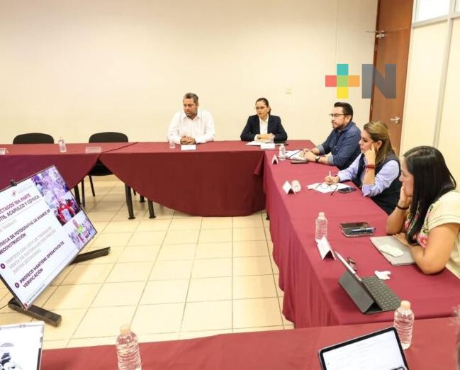 Evalúan avances de apoyos a 270 mil familias damnificadas por Otis