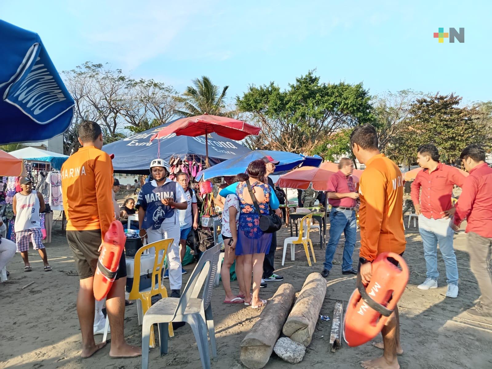 Fallece turista en playa del puerto de Veracruz