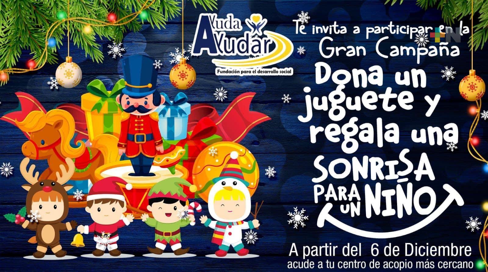 Fundación Ayuda Ayudar inició su colecta de juguetes en Coatzacoalcos