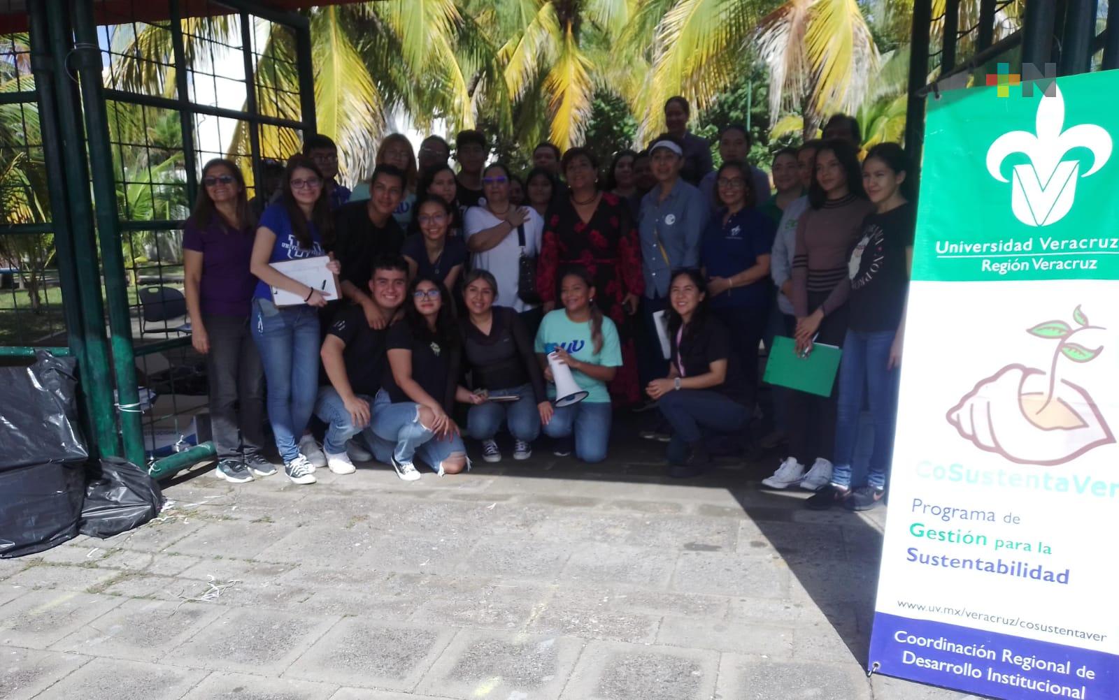 Realizan «Reciclatón UV 2023» en campus Mocambo