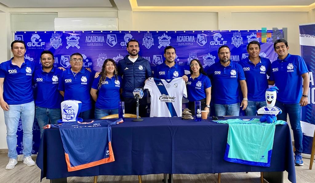 Presentan la Academia Puebla FC, en Coatzacoalcos