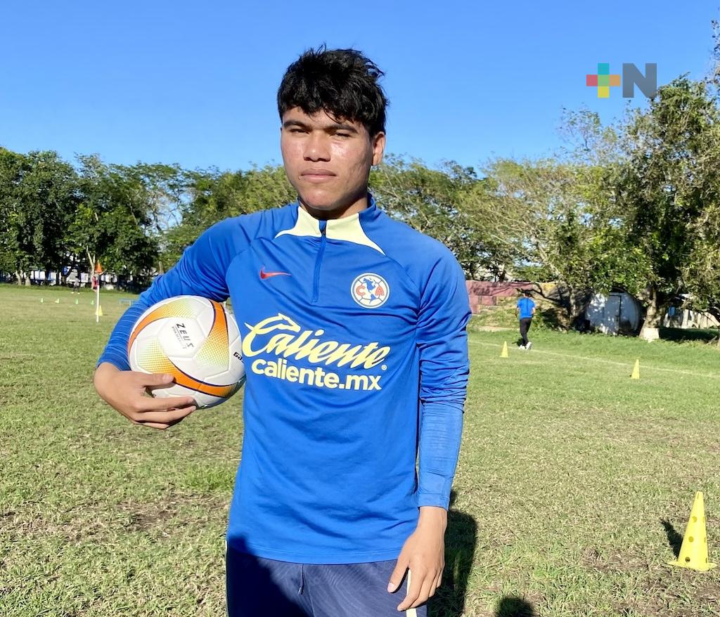 Futbolista veracruzano subcampeón desea trascender en América Sub-16