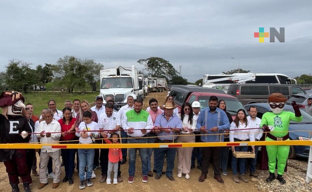 Inauguran relleno sanitario en Cosamaloapan