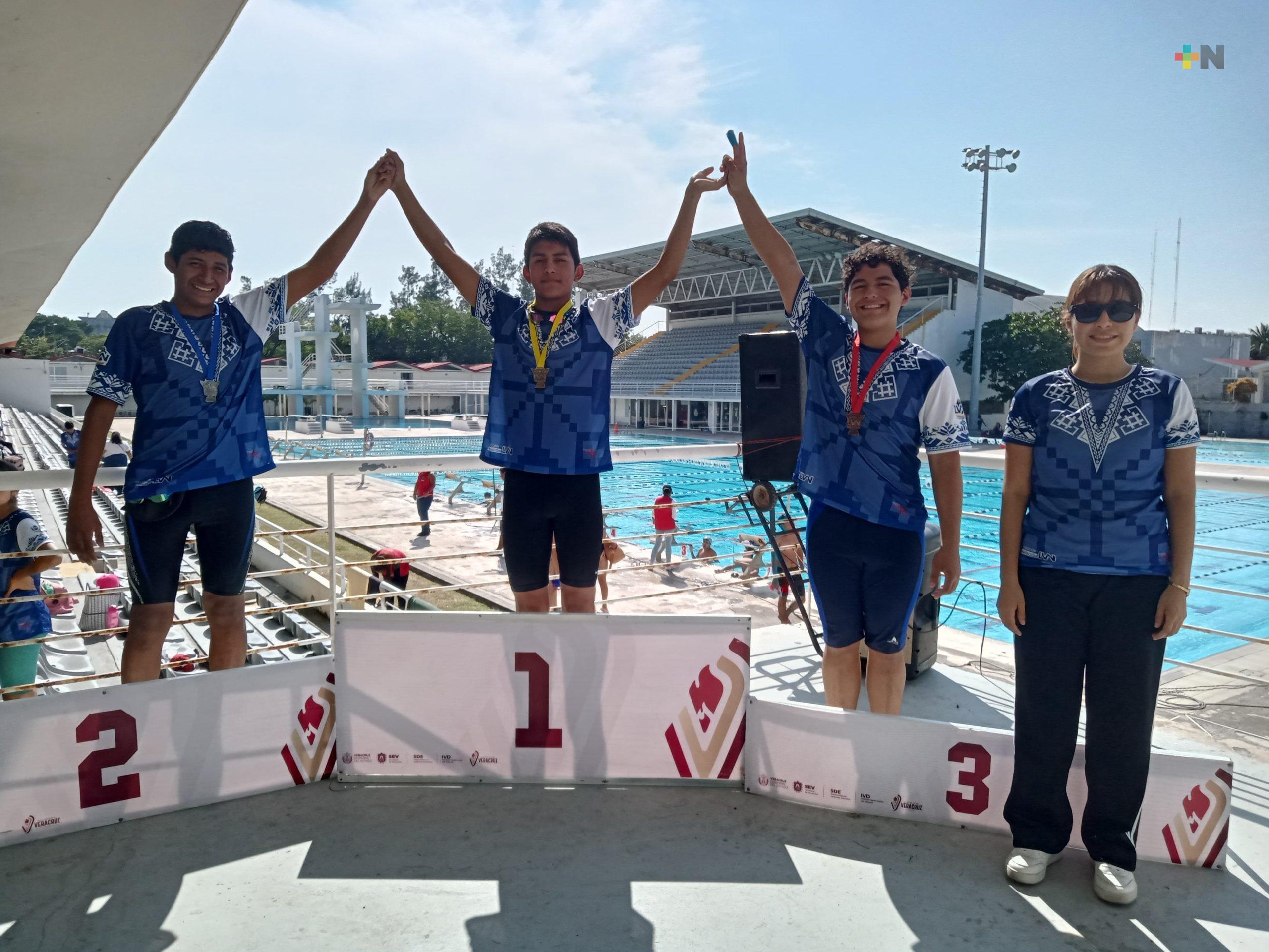 Realizan exitosa Copa Interligas de Pre-equipos de Natación 2023