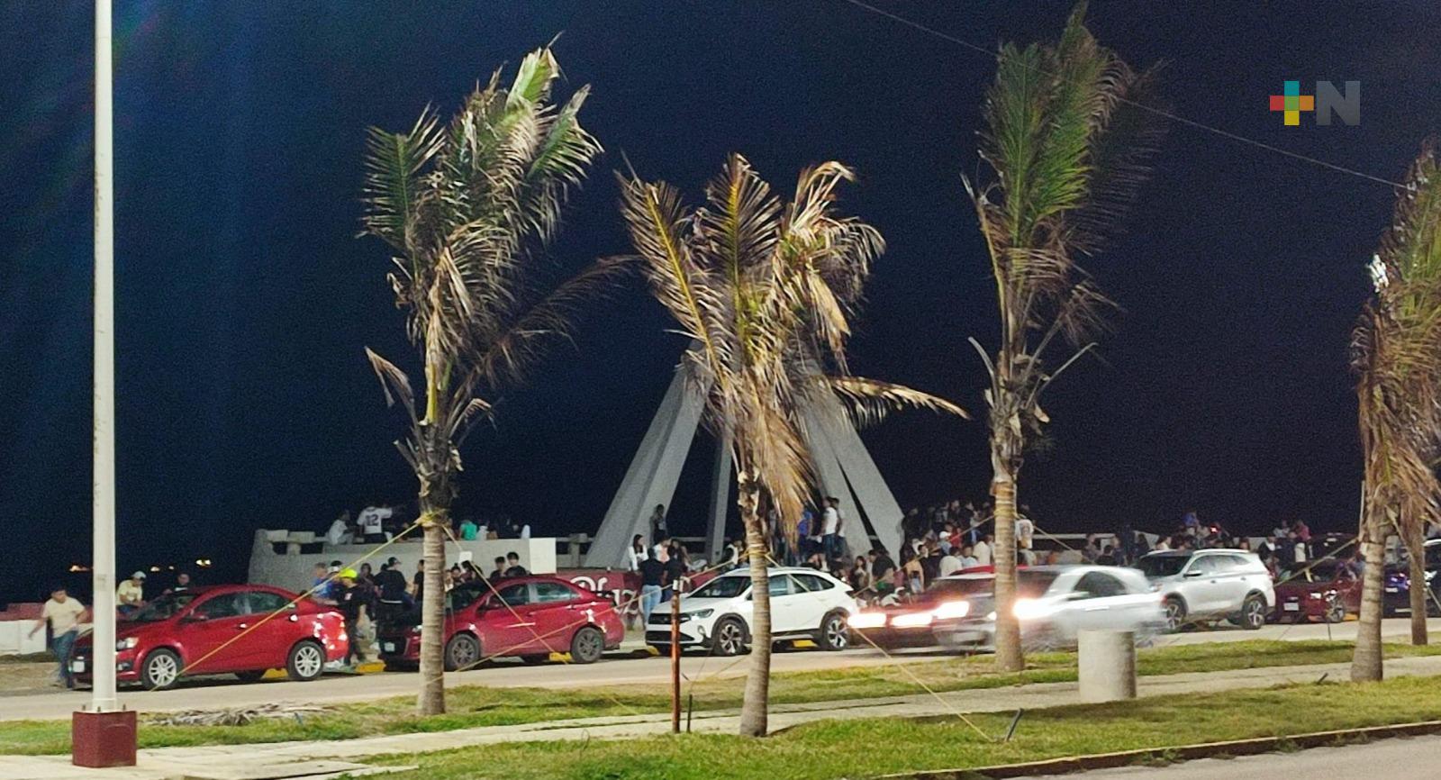 Abren a circulación primera etapa de remodelación del malecón en Coatzacoalcos