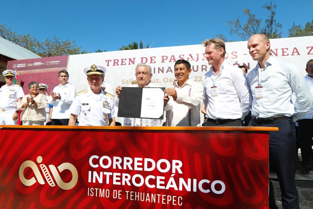 México y Portugal firman Memorándum de Entendimiento para establecimiento del corredor marítimo Coatzacoalcos-Sines