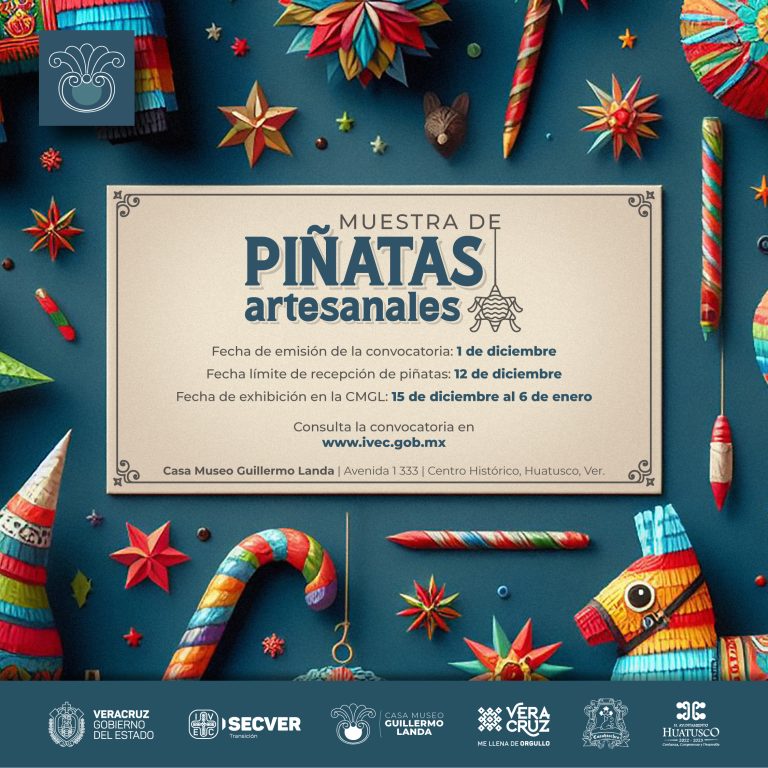 Casa Museo Guillermo Landa invita a participar en la Muestra de Piñatas Navideñas 2023