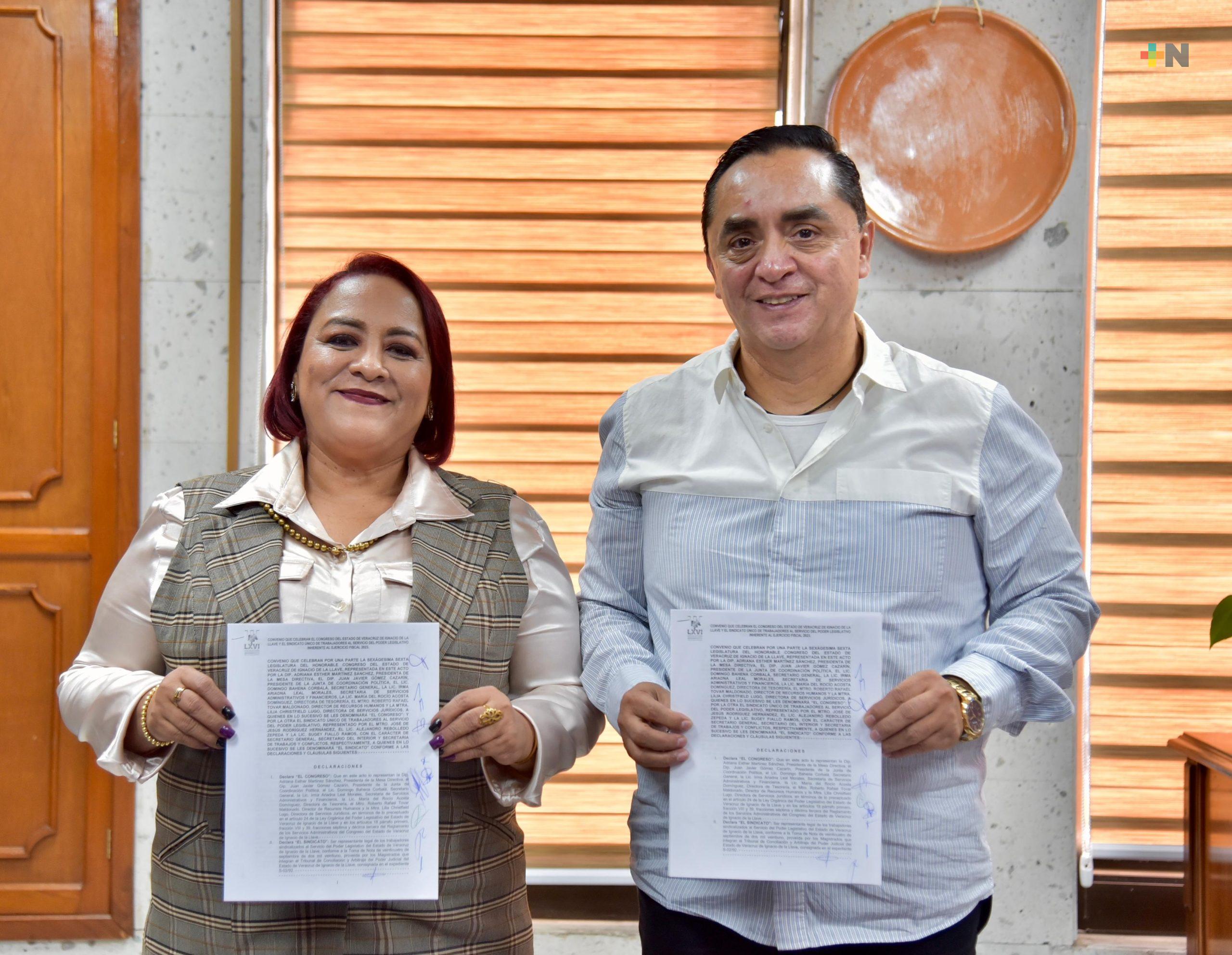 Certeza laboral, compromiso del Congreso con sus trabajadores