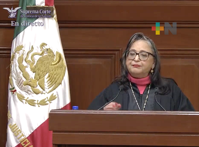 Ante los plenos del Poder Judicial de la Federación presentó Norma Piña su informe anual de labores
