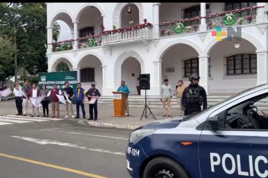 Comienza operativo Guadalupe-Reyes en Fortín y Córdoba; 600 elementos desplegados