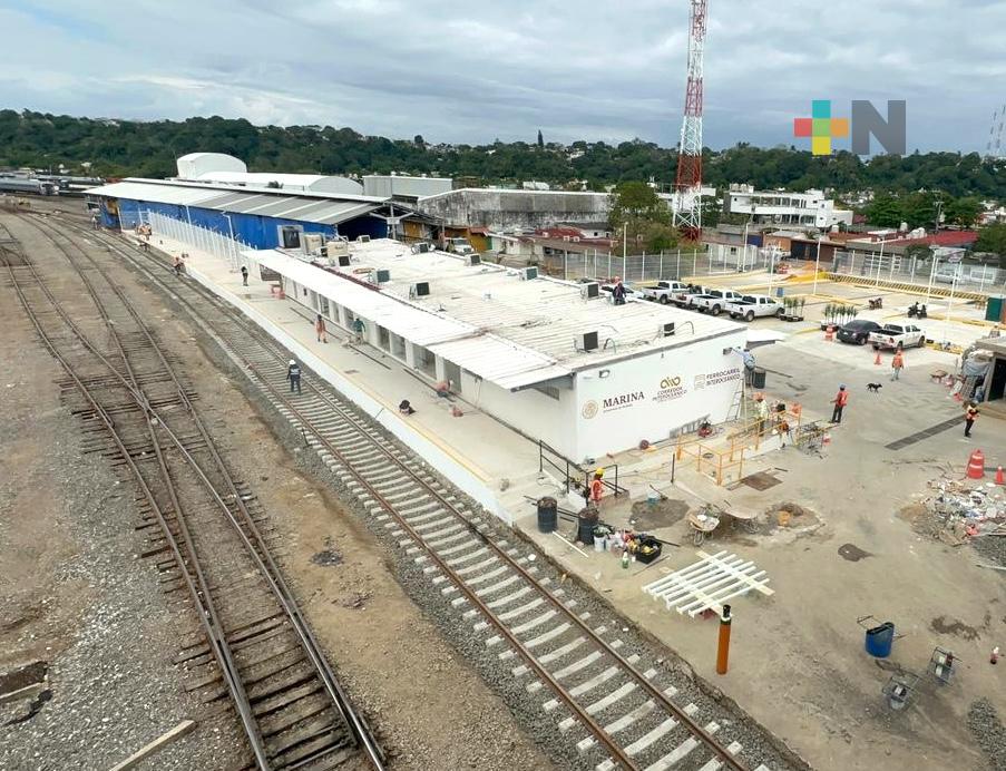 Realizan últimas labores antes de inauguración de Ferrocarril del Istmo
