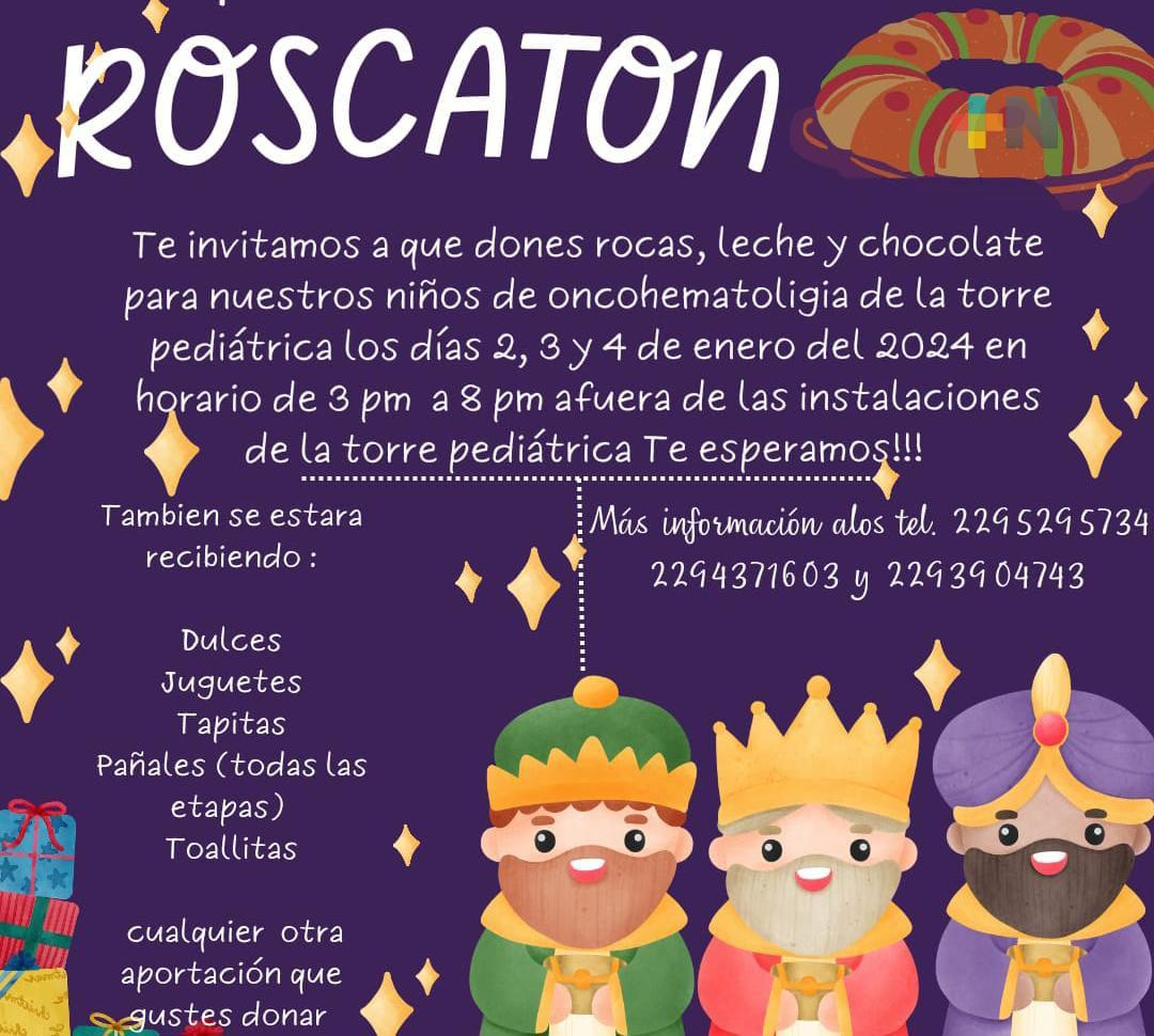 Asociación realizará Roscatón con causa en favor de niños con cáncer