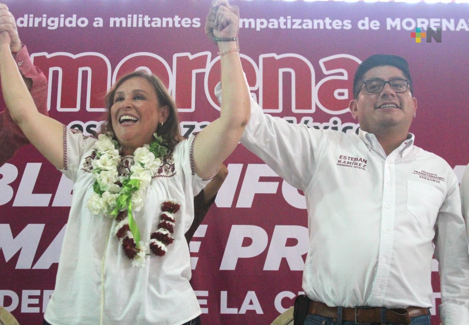 Gira de Rocío Nahle por el norte del estado demostró su fuerza y arraigo: Esteban Ramírez