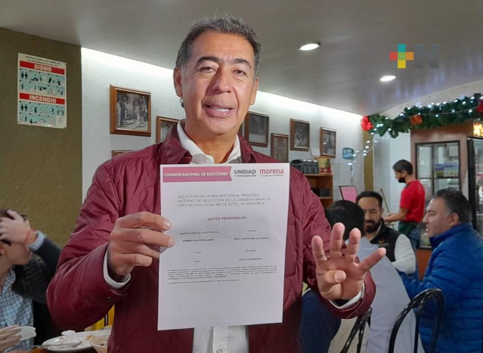 Exdirector de SCT se registra como aspirante a diputado local por Morena