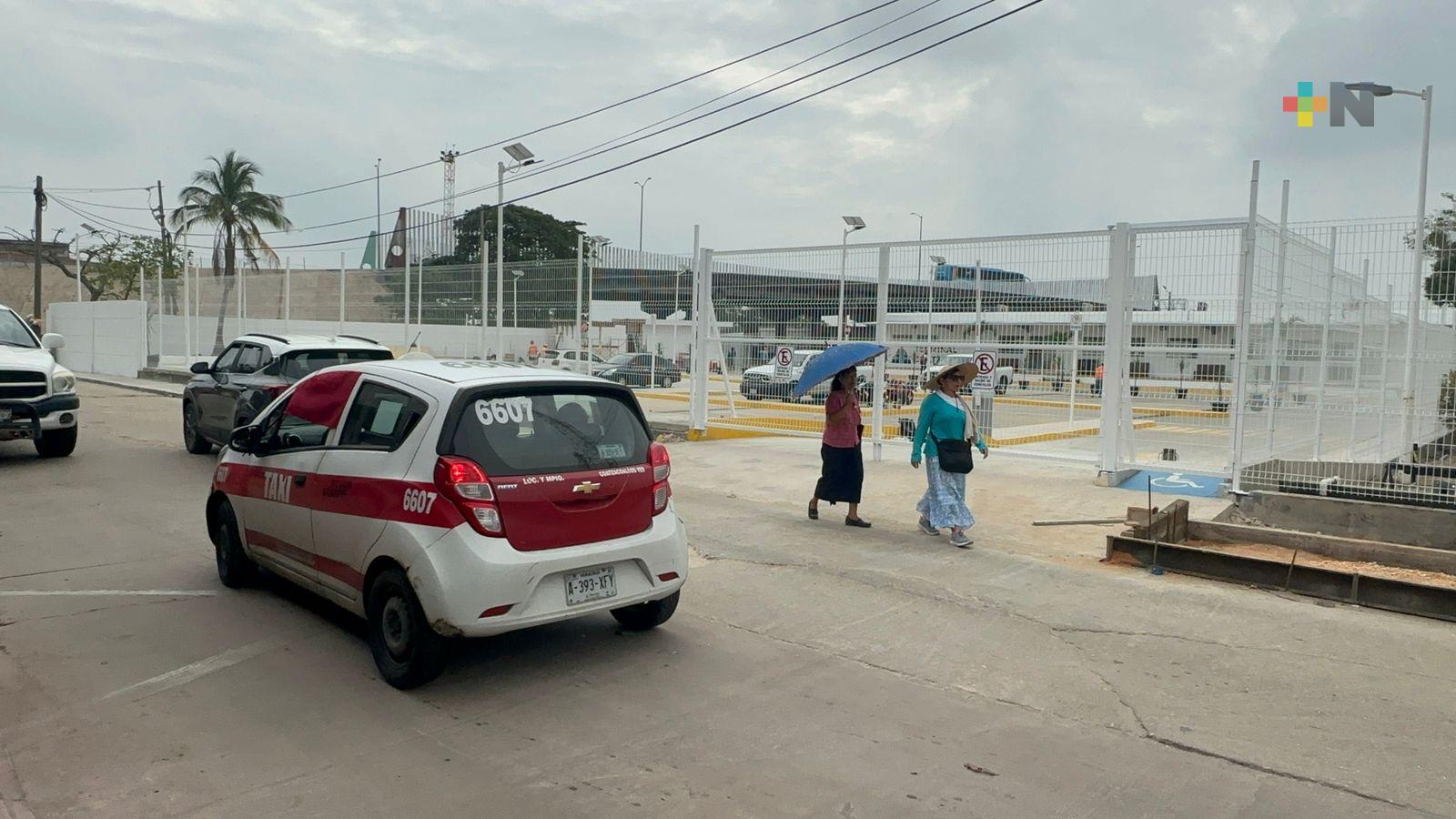 Solicitan servicio de taxi para terminal de tren de pasajeros de Coatzacoalcos