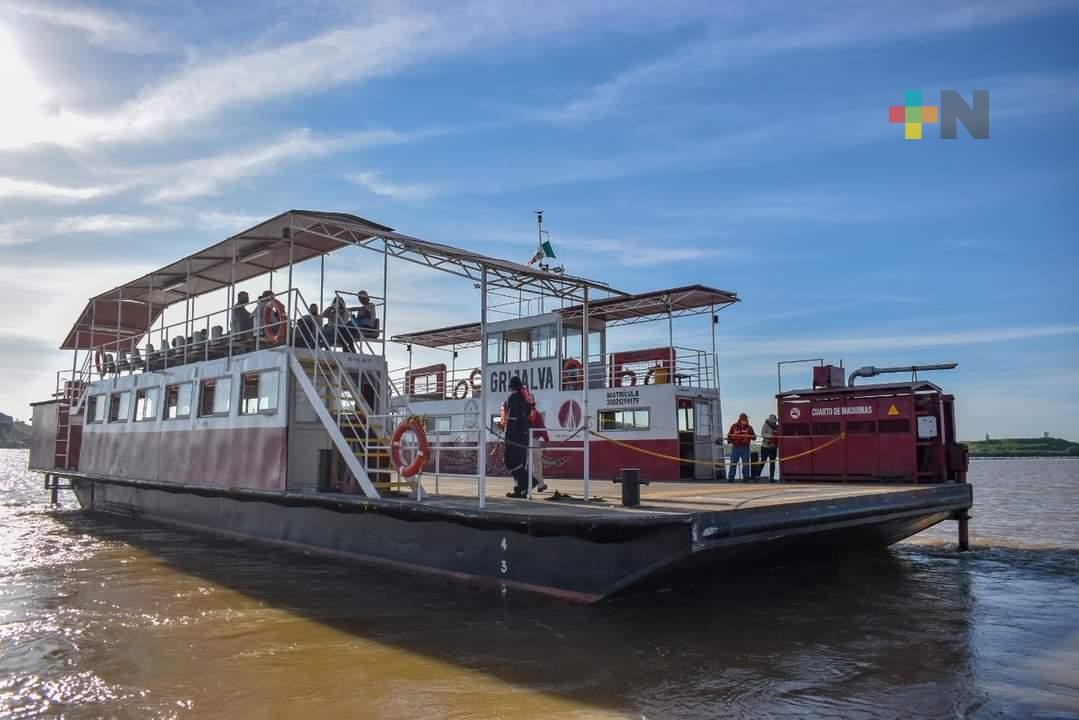Suspenden servicio de transbordador entre Coatzacoalcos-Villa Allende