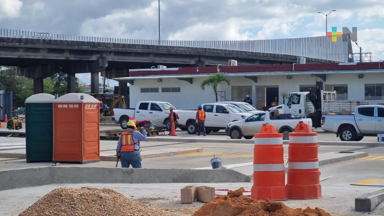Habilitan a gran velocidad espacio provisional como terminal de pasajeros en Tren del Istmo
