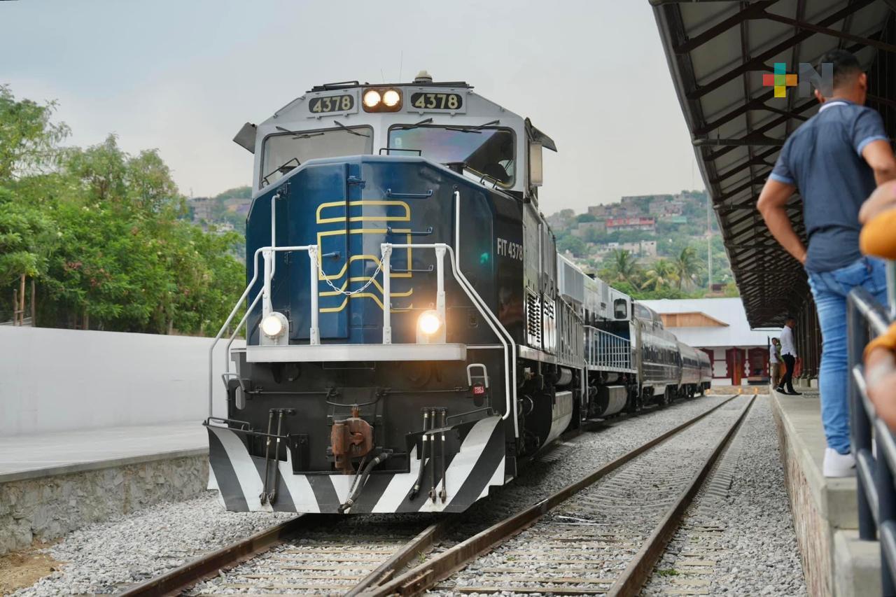 Tren Interoceánico del Istmo de Tehuantepec, alternativa para viajar de Salina Cruz a Coatza