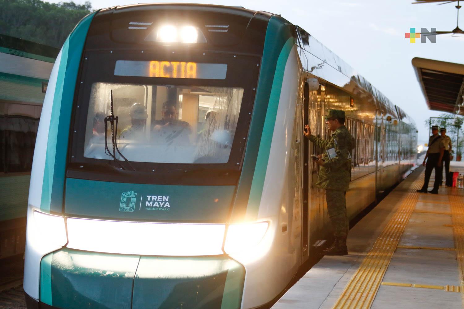 Presidente inaugura primera etapa del Tren Maya, proyecto histórico a favor del sureste