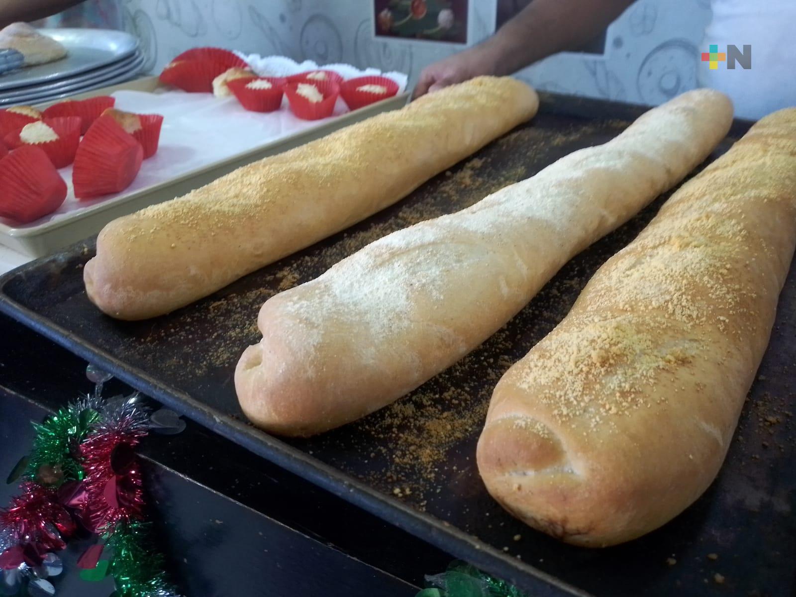 Pan, ingrediente indispensable en cena navideña; la baguette se ha vuelto popular