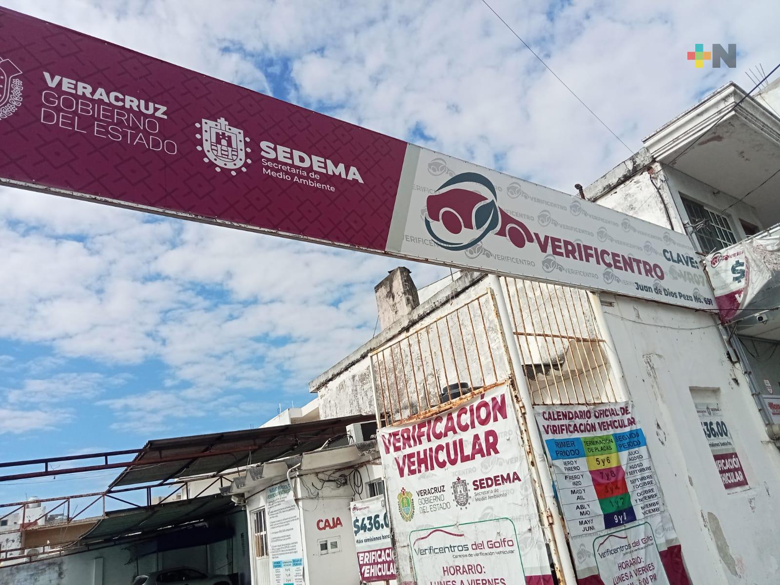 Operan en óptimas condiciones 185 verificentros en el estado de Veracruz