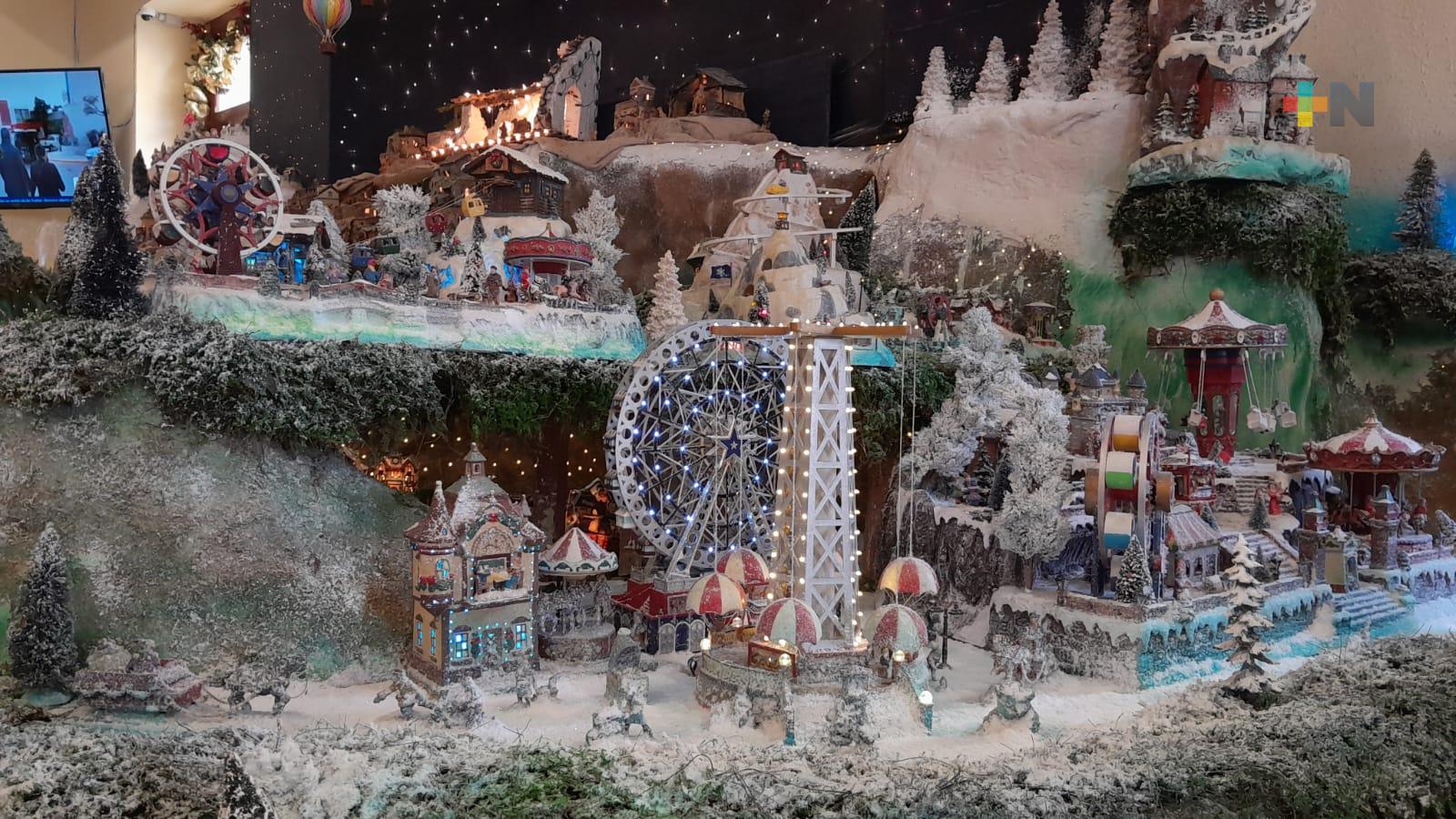 Gran Café del Portal de Veracruz, tras 28 años, ha creado tradición con villita navideña