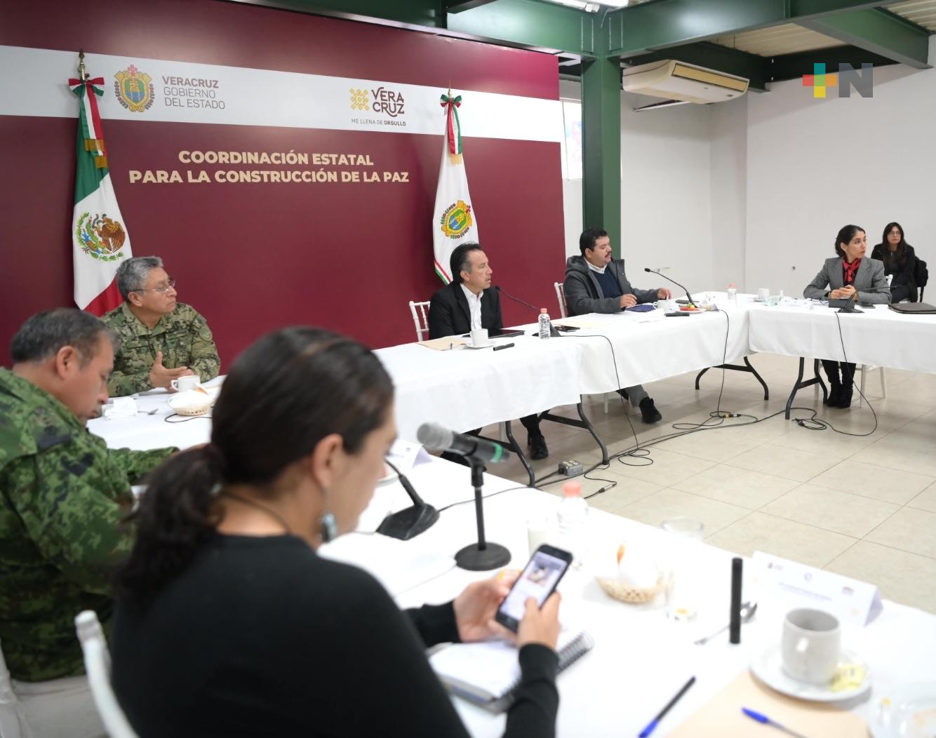 En municipio de Emiliano Zapata sesiona la Mesa para Construcción de la Paz