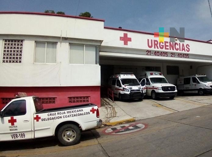 Cruz Roja Coatzacoalcos gasta 205 mil pesos mensuales, 50 por ciento en gasolina