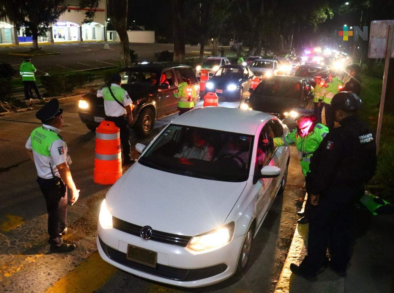 Operativo de Alcoholimetría aplicó más de 2 mil pruebas a automovilistas en Xalapa