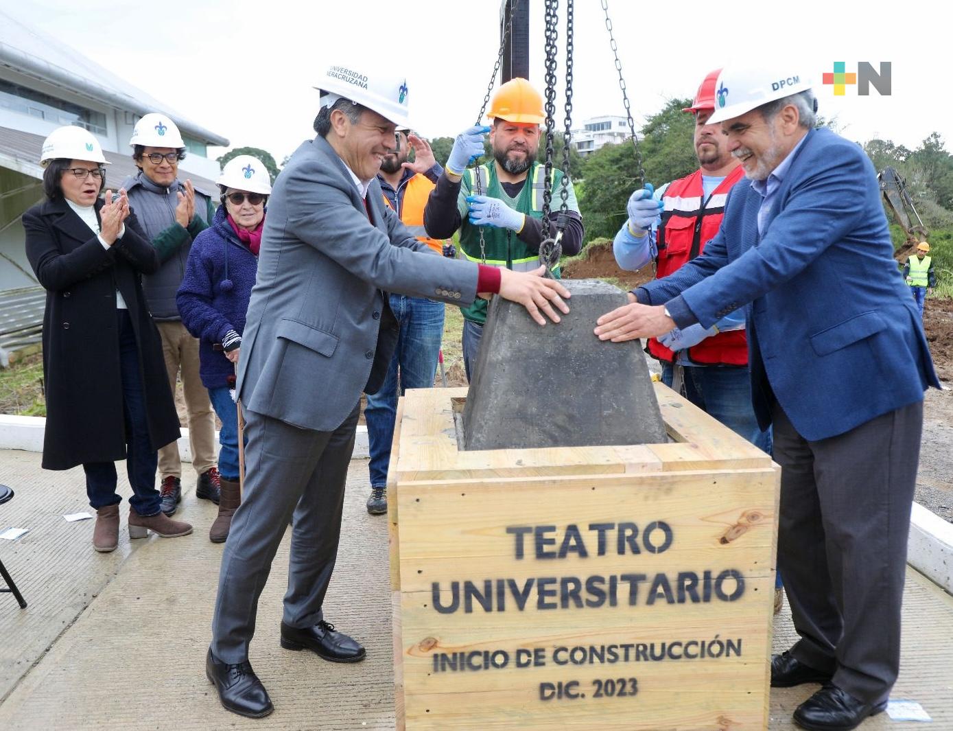 Inicia construcción del Teatro Universitario en la USBI Xalapa