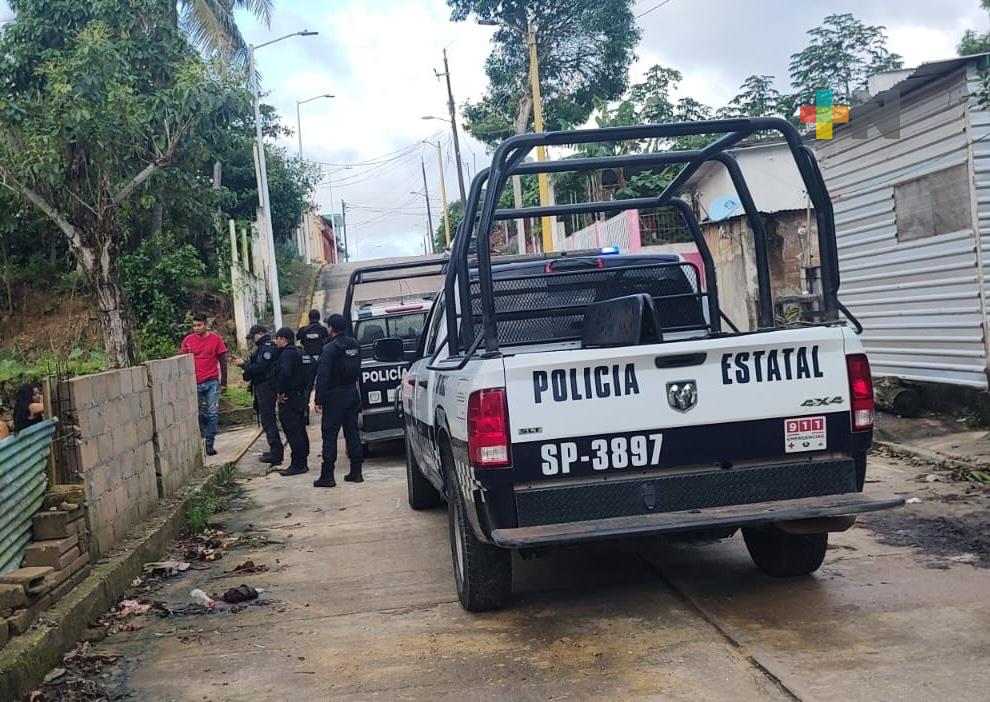 Resguarda Policía Estatal a ciudadanía en Ixhuatlán del Sureste