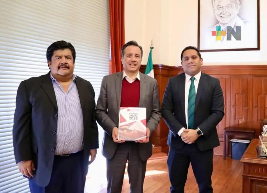 Presidente de la CEAPP, Silverio Quivedo entrega informe anual al Poder Ejecutivo