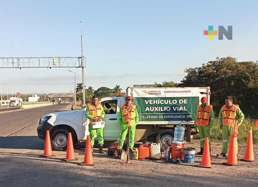 Brinda la SICT auxilio vial a personas viajeras en carreteras federales en temporada invernal