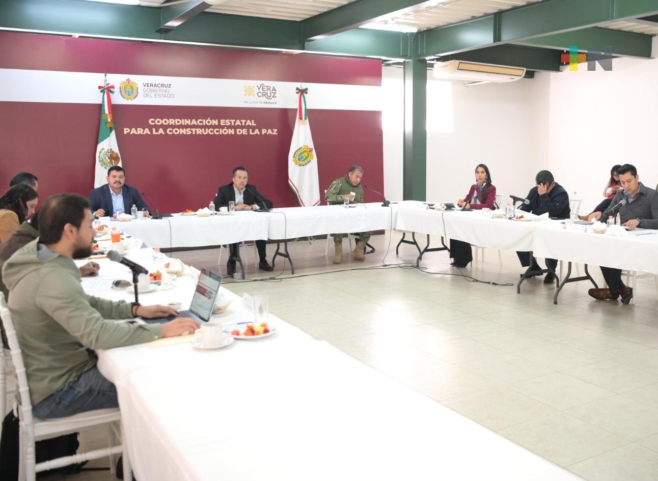 Gobernador Cuitláhuac García preside la Mesa para Construcción de la Paz
