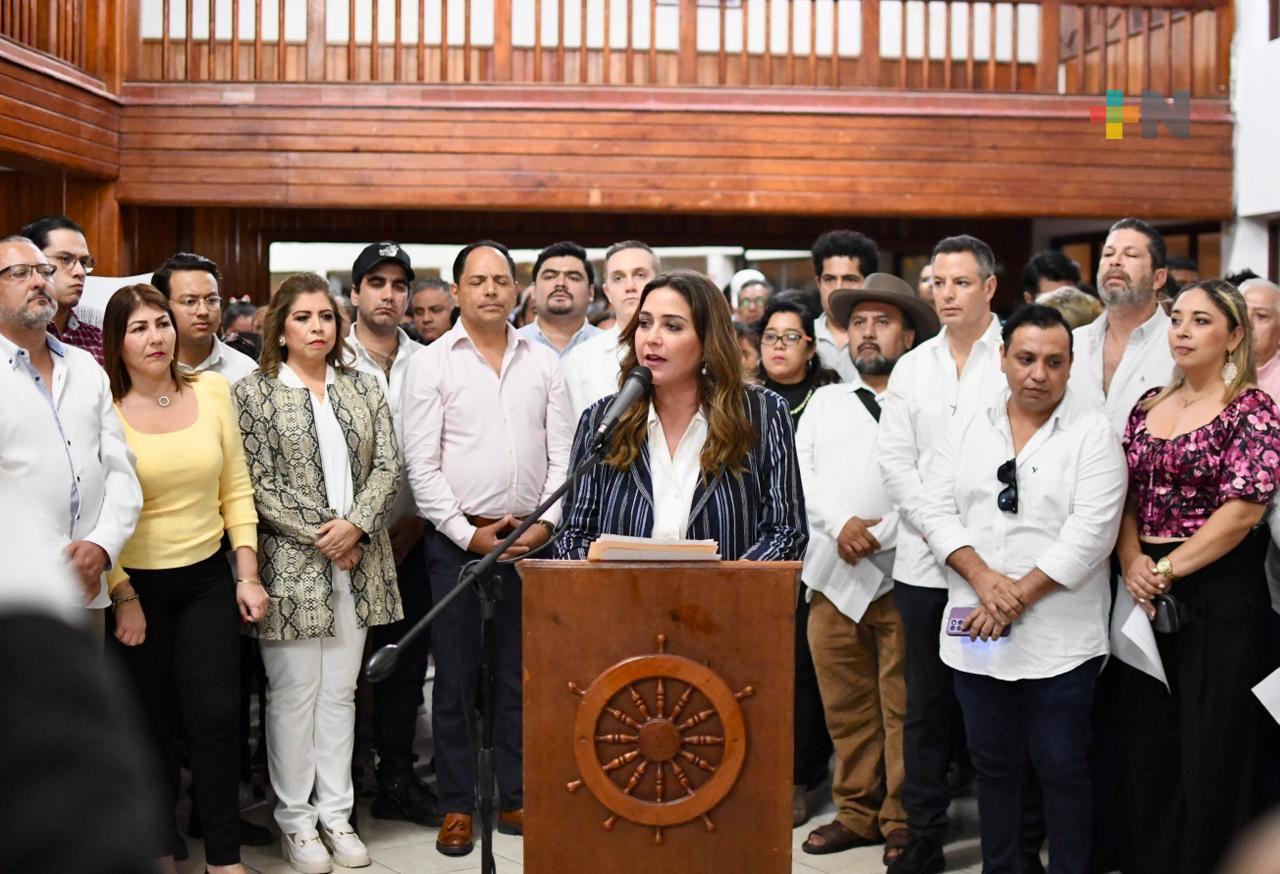 Priistas veracruzanos se adhieren a Alianza Progresista para respaldar a Claudia Sheinbaum