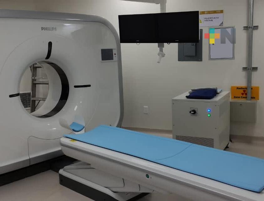 Hospital de Alta Especialidad de Veracruz recibe en donación, equipo de Tomografía