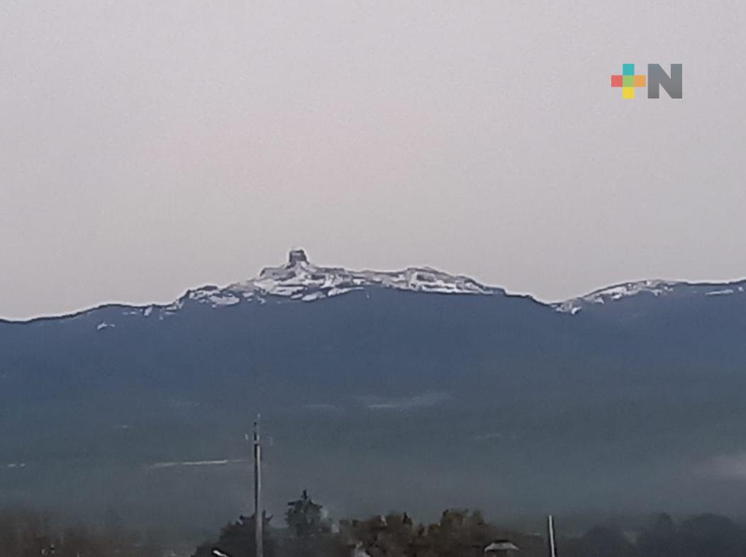 Se registra segunda ligera nevada en el Cofre de Perote: SPC