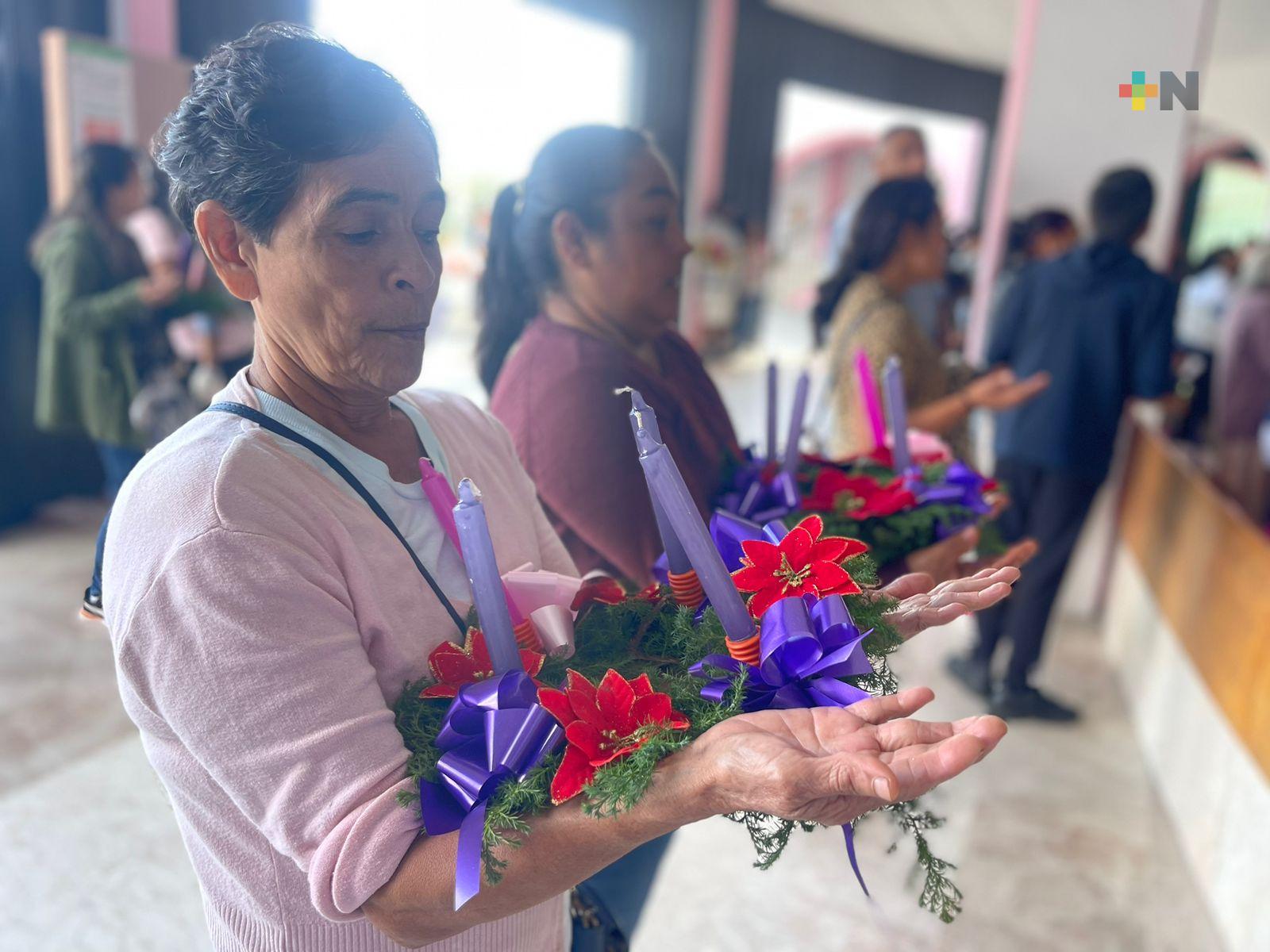 La corona de adviento representa el periodo litúrgico para recibir la Navidad