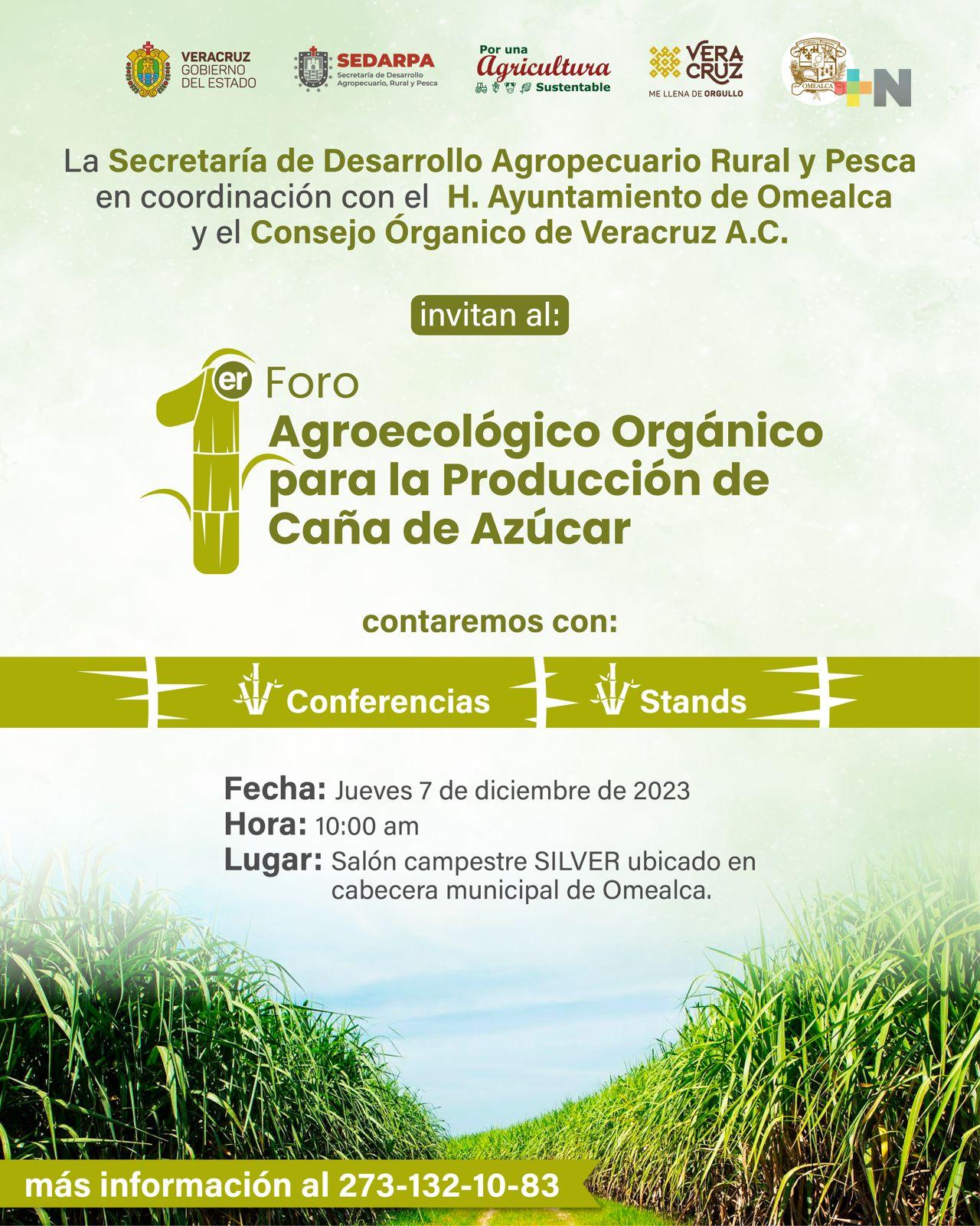 Invitan al primer Foro Agroecológico sobre el cultivo de la caña de azúcar en Omealca
