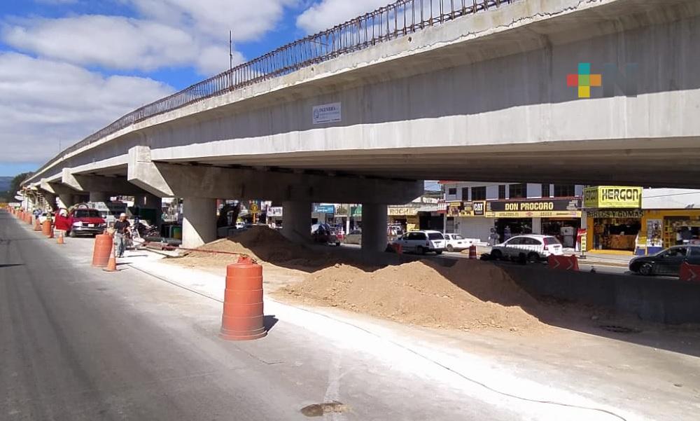 Paso superior vehicular “Heberto Castillo” registra avance del 60 por ciento