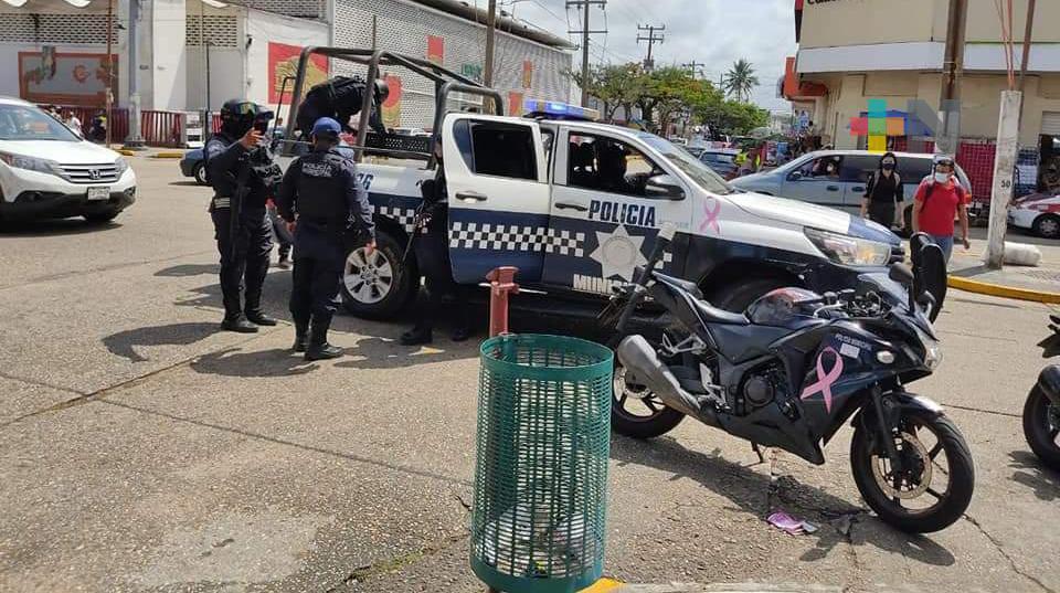 En Coatzacoalcos se niegan al acompañamiento policial para traslado de efectivo